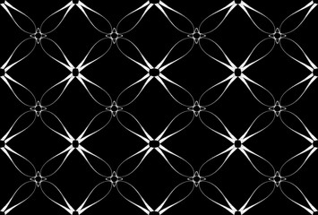 Fototapeta premium Seamless pattern design with floral background elements, beautiful ornaments