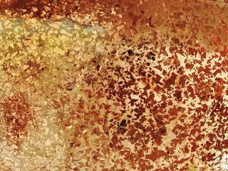 rusty metal gold glitter background