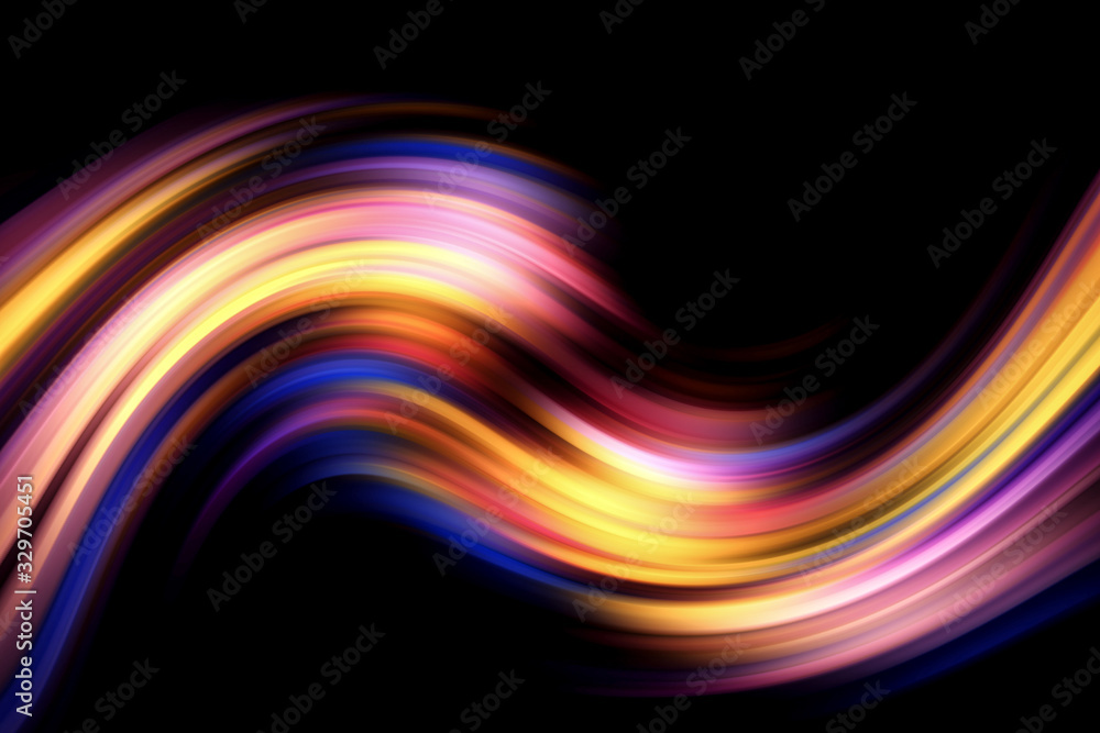 Poster abstract 3d rendering colorful rainbow vivid light color swirl effect illustration texture wallpaper
