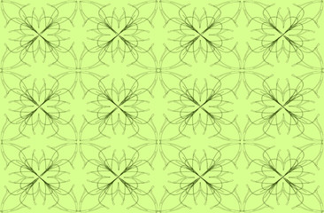 Seamless pattern design with floral background elements, beautiful ornaments