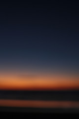 abstract sunset over the sea