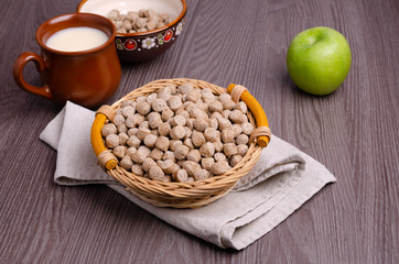 Pressed cereal bran
