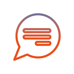 speech bubbles message isolated icon