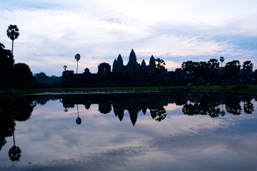 Fototapeta na wymiar Angkor Wat Siem Reap Cambodia - Temple Reflection.