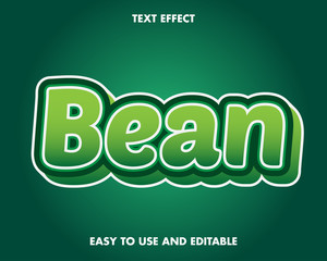 Modern text effect green style, typeface for t shirt and merchandise design. cool design style. full set alphabet, number and symbol. 