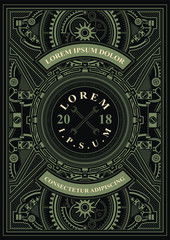 Steampunk Poster Chapter are perfect for using on poster, badges and other creative applications.