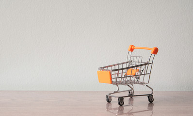 shopping cart on the street