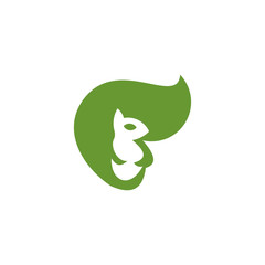 squirrel logo template