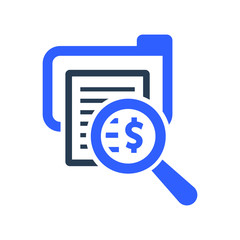 Bookkeeping, folder icon