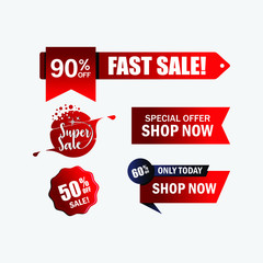 Percentage Sale Banner Template 