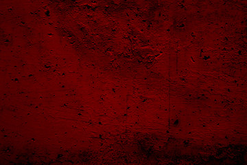 Grungy pixelated dark red background. Dark red uneven surface with holes for design and text.
