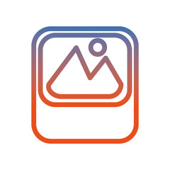 picture file format isolated icon