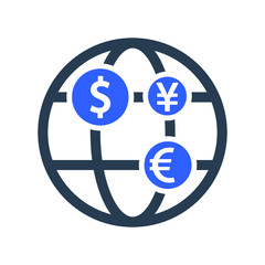 Global investment icon