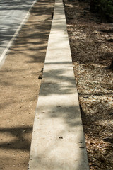 Cement small road