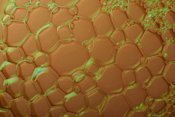 abstract colored background of soap bubbles
