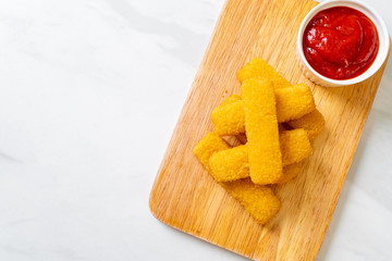 crispy fried fish fingers
