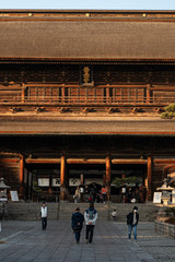 Japanese temple walk