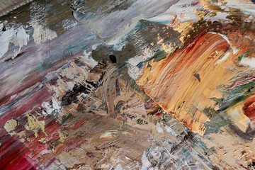 Colorful Abstract Background Wallpaper. Modern Motif Visual Art. Beautiful Color Mixtures of Oil...