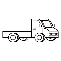 truck design, Delivery logistics transportation shipping service warehouse industry and global theme Vector illustration