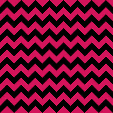 Abstract black and pink geometric zigzag texture. Vector illustration.