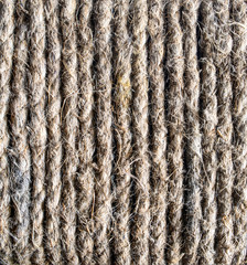 Texture of the old rope in the winding