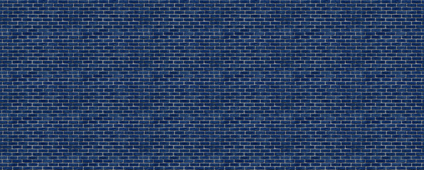 seamless panoramic red brick wall pattern for background
