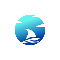 boat logo template