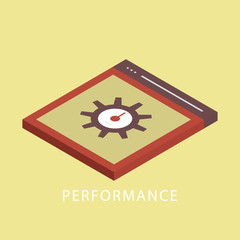 performance icon concept