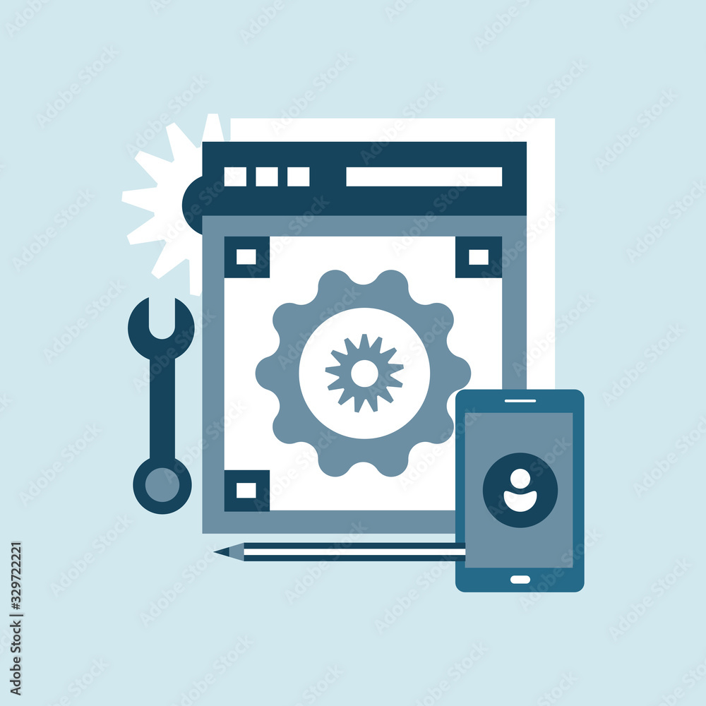Poster app development and web design