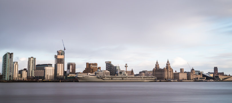 HMS Prince Of Wales Long Exposure