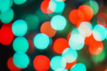 light background- bokeh christmas