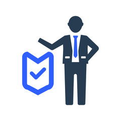 Business protection icon