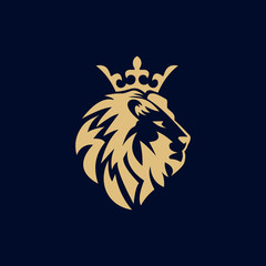 lion logo template