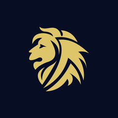 lion logo template