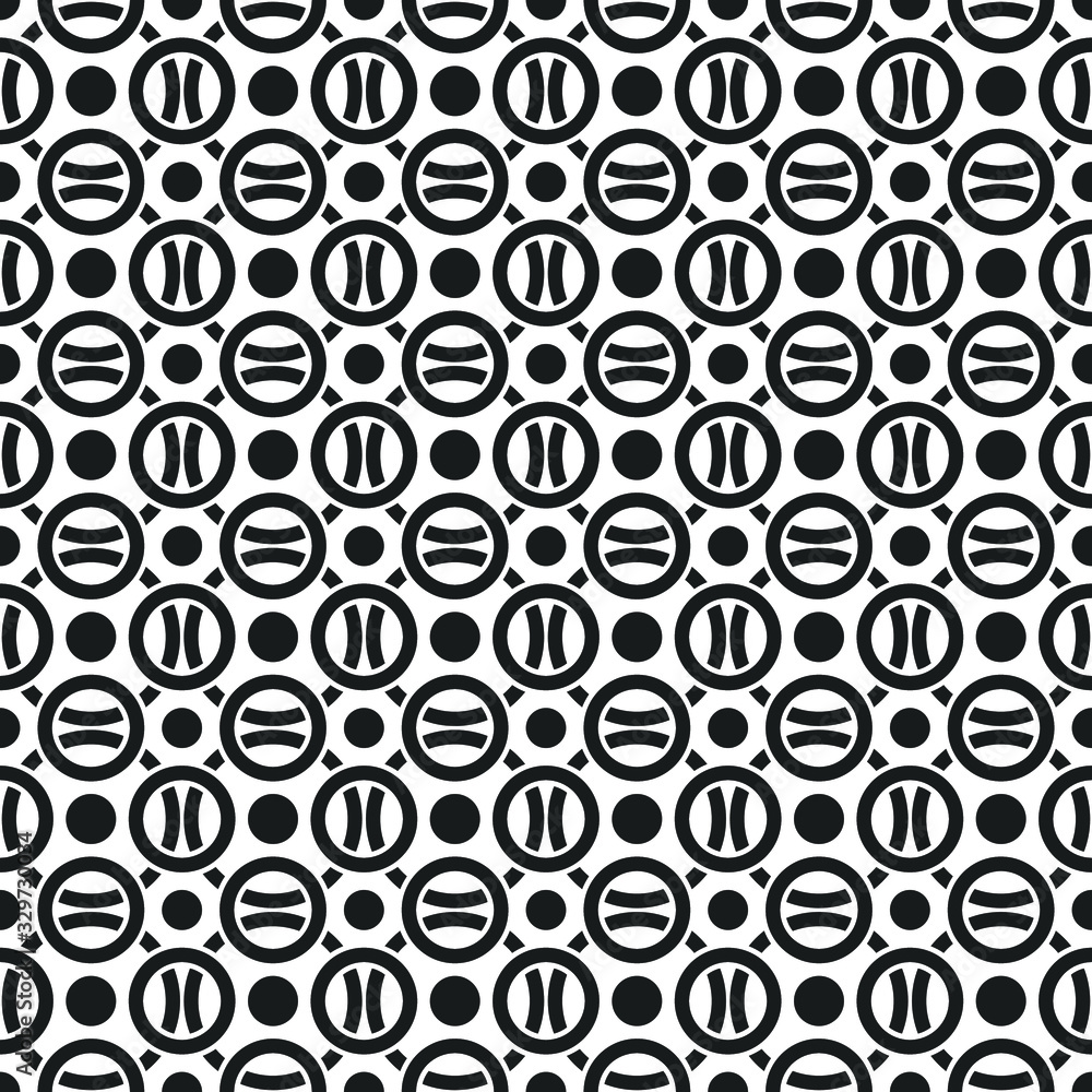 Poster abstract seamless geometric vector pattern. ornamental abstraction background.