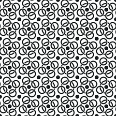 Abstract seamless geometric vector pattern. Ornamental abstraction background.