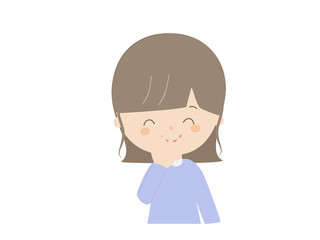 Laughing girl.