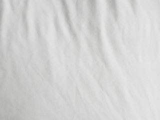 Plakat Soft white wrinkled fabric background