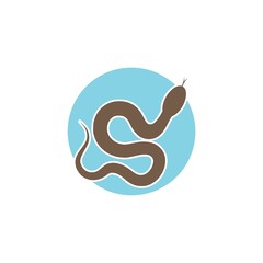 Snake icon in trendy design style. Snake icon isolated on white background