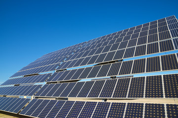 Photovoltaic panels view