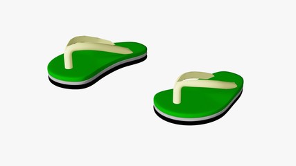 スリッパのグラフィック素材