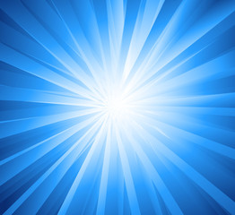 Sparkling blue rays in a straight line from the center - beautifully distributed, backgrounds,...