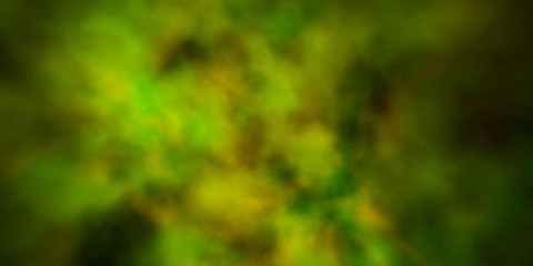 Green nebula abstract space background, Science concept, 3d rendering, Illustration