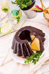Delicious Polish Easter chocolate cake