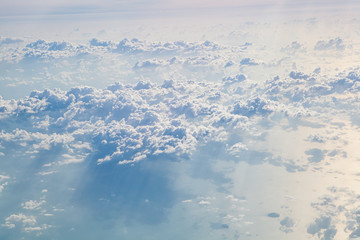 blue sky with clouds