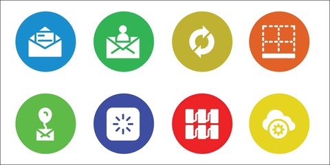 Fototapeta premium download icon set