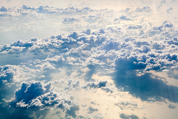 blue sky with clouds