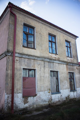 Petrovichi Village, Smolevichi District, Minsk Region / Republic of Belarus , 10_28_2019, Abandoned Old Culture House