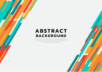 Abstract colorful modern design geometric design with space for your text