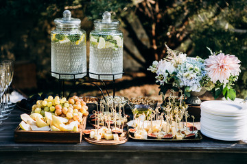 Wedding candy and cheese bar. Rustic wedding.